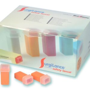 Surgilance Lancette di Sicurezza ad Ago Automatico - Calibri 21G-23G - 800 pezzi - 3