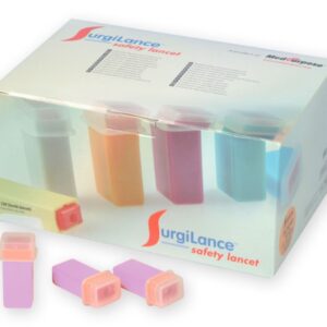 Surgilance Lancette di Sicurezza ad Ago Automatico - Calibri 21G-23G - 800 pezzi - 2