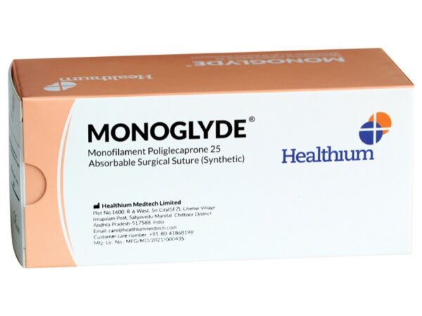 Sutura Assorbibile Monoglyde 0-2/0 Curva 1/2 Ago 30 mm 70 cm Incolore - 36 pz