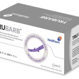 Sutura Assorbibile Trubarb senza Nodi Cal. 2/0 Curva 1/2 Ago 37 mm Viola - 6 pz - 1