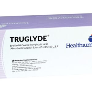 Sutura Assorbibile Truglyde Cal. 0-1 Curva 1/2 Ago 40 mm 90 cm Viola - 48 pz - 1