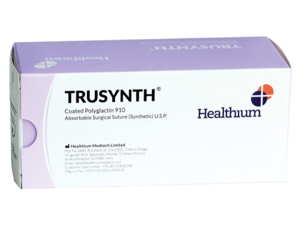 Sutura Assorbibile Trusynth Cal. 3/0-4/0 Curva 1/2 Ago 19 mm 75 cm Viola - 36 pz