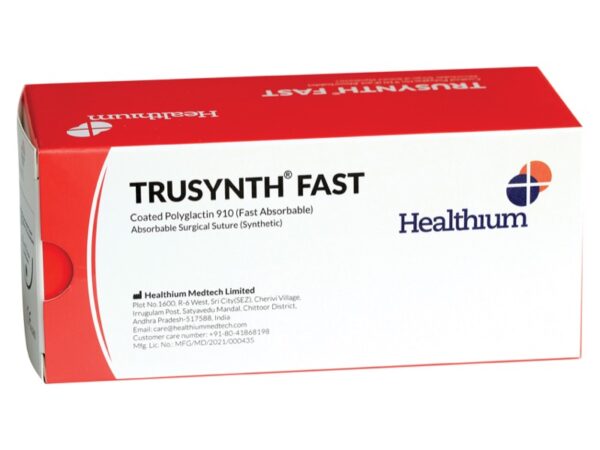 Sutura Assorbibile Trusynth Fast 3/0 Curva 1/2 17 mm 45-70 cm Incolore - 48 pz