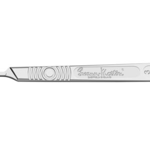 Swann-Morton Manico Portalame Graduato Inox senza CE - Numeri 3-4 - 20 pz - 2