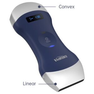 Viatom Ecografo Portatile Wireless - Sonda Lineare, Doppia Testa o 3 in 1 - 3