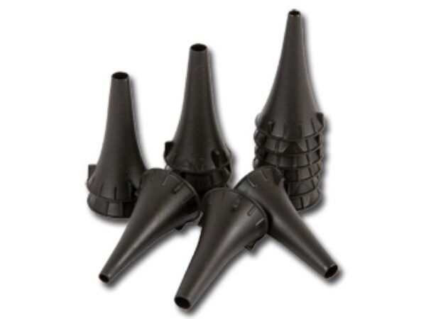 Welch Allyn Speculum Monouso per Otoscopio Nero - Diametri 2,5-4 mm - 3750 pezzi
