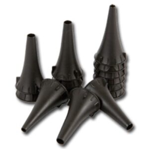 Welch Allyn Speculum Monouso per Otoscopio Nero - Diametri 2,5-4 mm - 3750 pezzi - 3