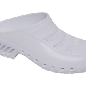 Zoccoli Sanitari Bianchi Tomaia Forata, Made in Italy - Taglie 34-48 - 8 paia - 1