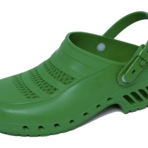 Zoccoli Sanitari Verdi Tomaia Forata con Cinturino - Taglie 34-48 - 6 paia - 11
