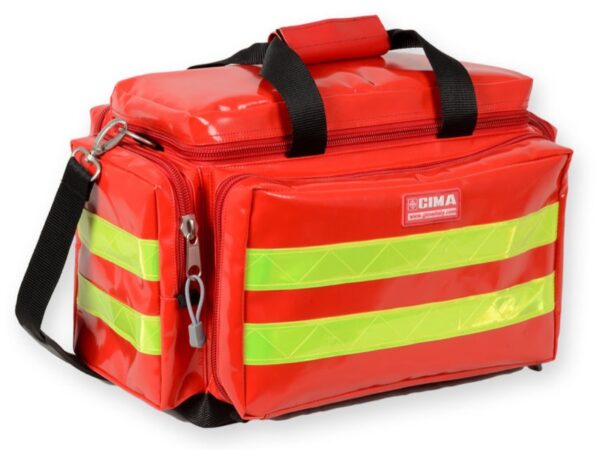 Borsa Smart in PVC Rossa Vuota - Taglie Piccola e Media - 2 pezzi