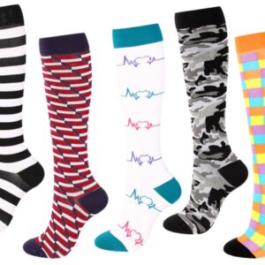 Calze Confortevoli Funny in Nylon-Poliestere L-XL - 2 Disegni - 40 pezzi - 1