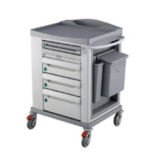 Carrello Basic KS con Rivestimento Antimicrobico e Serratura - 2 Misure - 1