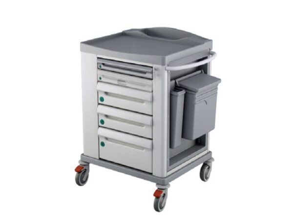 Carrello Basic KS con Rivestimento Antimicrobico e Serratura - 2 Misure