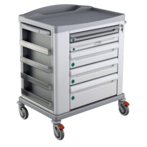 Carrello Basic KS con Rivestimento Antimicrobico e Serratura - 2 Misure - 3