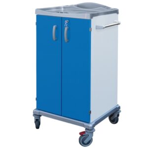 Carrello per Biancheria Pulita con 2 Ante - 2 Misure - 1