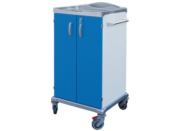 Carrello per Biancheria Pulita con 2 Ante - 2 Misure