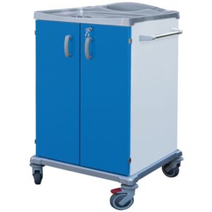 Carrello per Biancheria Pulita con 2 Ante - 2 Misure - 2