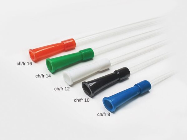 Catetere Nelaton Femminile 18 cm in PVC Sterile Monouso - CH/FR 8-16 - 1000 pz