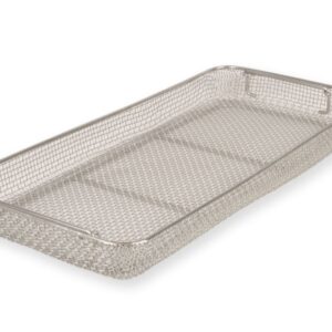 Cestello in Filo per Sterilizzazione 540x255 mm - Altezze 50-100 mm - 2 pezzi - 3