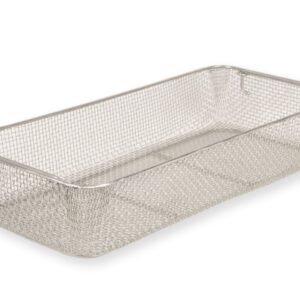 Cestello in Filo per Sterilizzazione 540x255 mm - Altezze 50-100 mm - 2 pezzi - 2