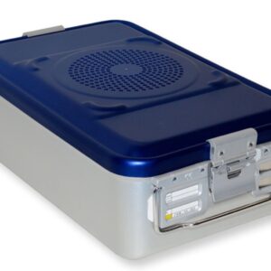 Container Sterilizzazione Filtro 465x280 mm Blu Forato - H 100-150 mm - 3