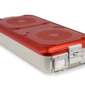 Container Sterilizzazione Filtro 580x280 mm Rosso - H 100-150 mm - 2