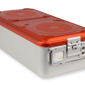 Container Sterilizzazione Filtro 580x280 mm Rosso - H 100-150 mm - 3