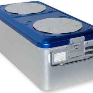Container Sterilizzazione Valvola Barrier System Grande Blu - H 100-200 mm - 5