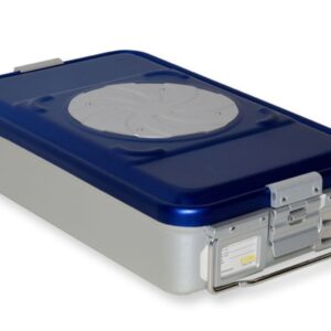 Container Sterilizzazione Valvola Barrier System Medio Blu - H 100-150 mm - 1