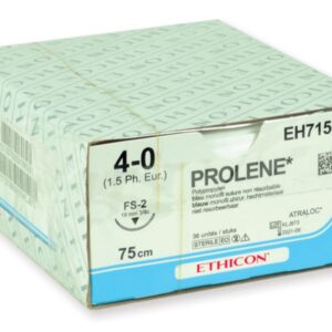 Ethicon Prolene Blue Sutura Monofil. Non Assorbibile 4/0 Ago 19 mm FS-2 - 36 pz - 1