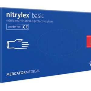 Guanti da Visita in Nitrile Nitrylex Basic senza Polvere - Taglie S-XL - 3000 pz - 2
