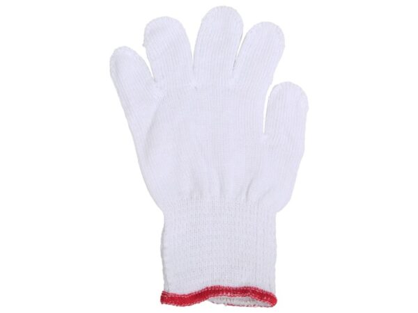 Guanti in Cotone Bianchi con Polsino Lungo 8-8,5 cm - Misure 6-8,5 - 80 paia