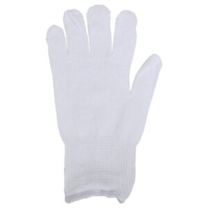 Guanti in Cotone Bianchi con Polsino Lungo 8-8,5 cm - Misure 6-8,5 - 80 paia - 4