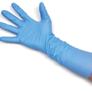 Guanti in Nitrile Extra Lunghi 400 mm senza Polvere - Taglie M-L - 250 pz - 1