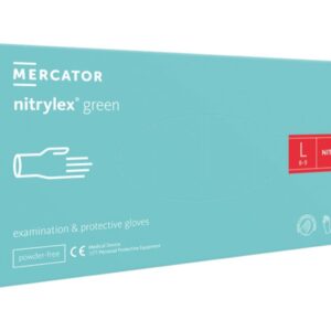 Guanti in Nitrile Nitrylex Light Green senza Polvere - Taglie S-XL - 2000 pz - 2