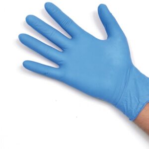 Guanti Monouso in Nitrile Blu Senza Polvere - Taglie S-L - 2500 pezzi - 2