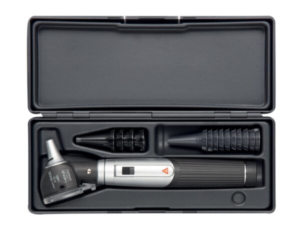 Heine Otoscopio Mini 3000 LED F.O. Speculum e Astuccio D-885.20.021 - 2 Colori