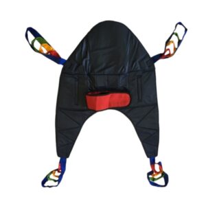 Imbragatura Sollevapaziente Nylon con Poggiatesta e Cintura - Taglie S-L - 2 pz - 1