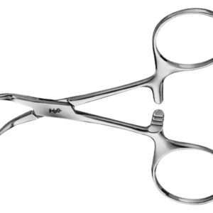 Aesculap Pinza Fissateli Backhaus Curva Punte Acute 11-13,5 cm BF432R/BF433R - 2