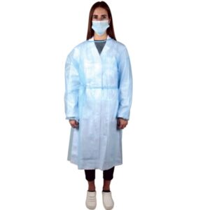Camice Monouso Impermeabile in PP 25 g/m Non Sterile - Misure M-L - 200 pezzi - 1