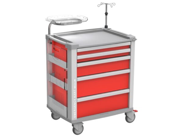 Carrello di Emergenza Medium Kart 804x616x975 mm - 2 Colori