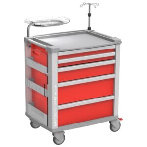 Carrello di Emergenza Medium Kart 804x616x975 mm - 2 Colori - 3