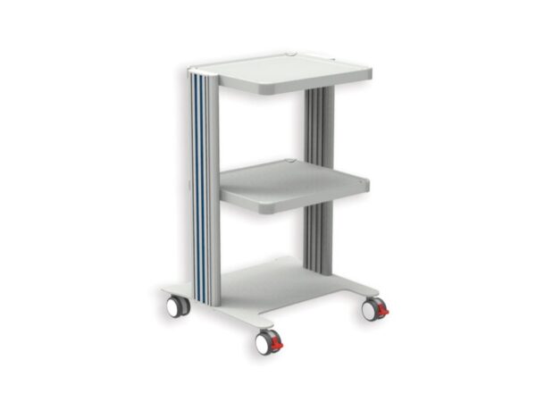 Carrello Easy per Ambulatorio con Ripiani 40x36 cm - 2, 3 o 4 Ripiani più Base
