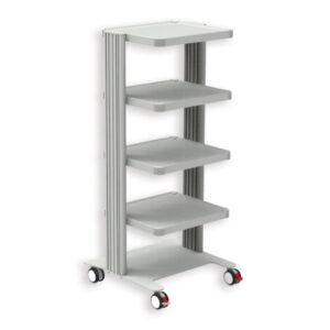 Carrello Easy per Ambulatorio con Ripiani 40x36 cm - 2, 3 o 4 Ripiani più Base - 4