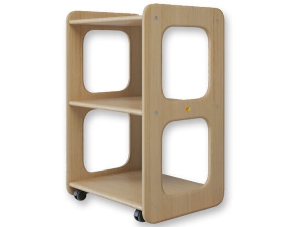 Carrello in Legno Dante 50x40x77h cm - 2 Finiture