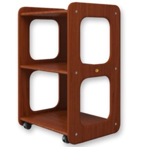 Carrello in Legno Dante 50x40x77h cm - 2 Finiture - 2