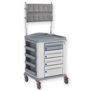 Carrello Medicazione KS con 10 Cassettini Inclinabili - Small/Standard - 1