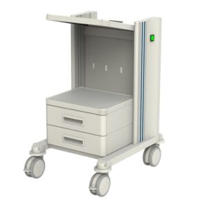 Carrello per Elettrobisturi Diatermo con Elettrificazione e Prese Multiple - 1