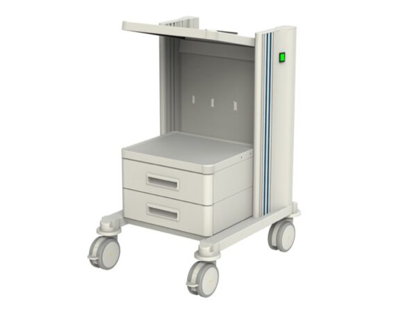 Carrello per Elettrobisturi Diatermo con Elettrificazione e Prese Multiple