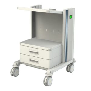 Carrello per Elettrobisturi Diatermo con Elettrificazione e Prese Multiple - 2